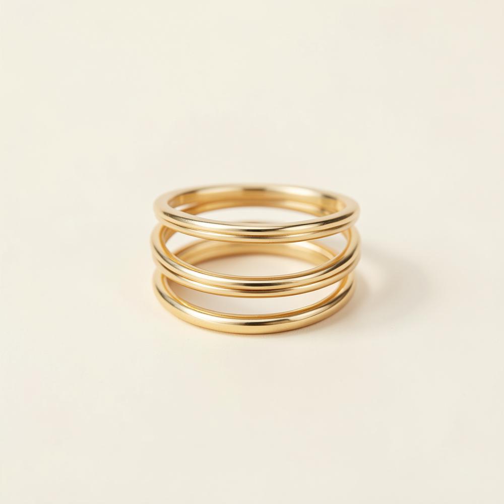 Trio de Anéis Ritual — acessório Madalena Concept