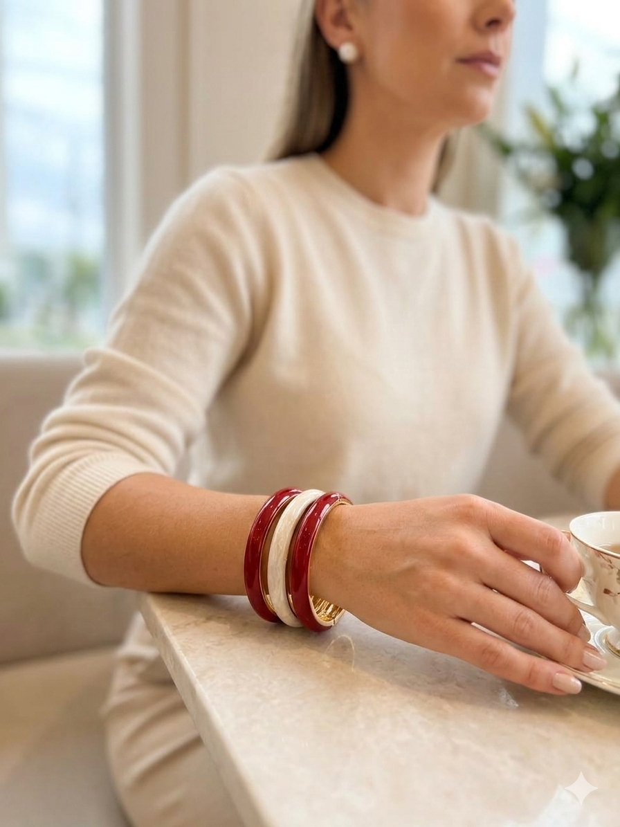 Bracelete Esmaltado Donna: O Toque de Cor que Faltava