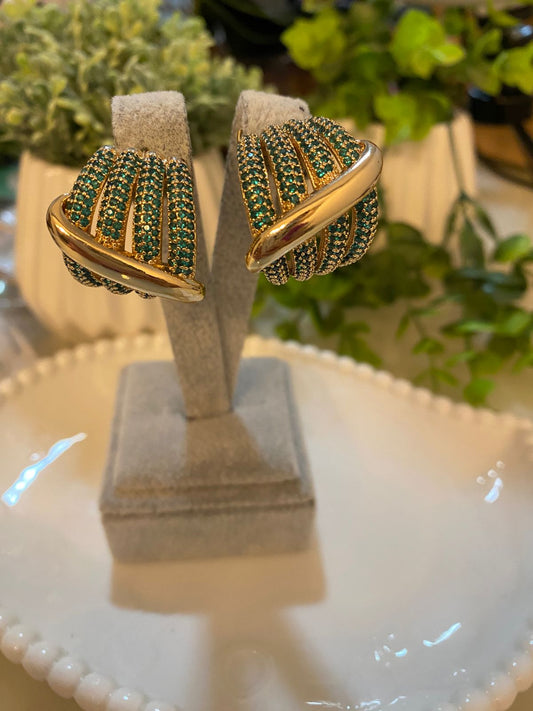 Brinco "Wave" Esmeralda – O Poder do Verde