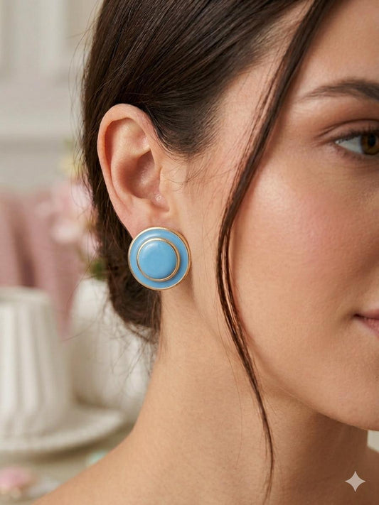 Brinco Bottons - cores pasteis ✨